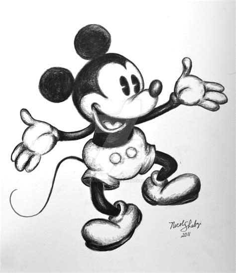 Old Mickey Mouse Drawing At Getdrawings Free Download