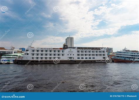 Manaus Brazil December 04 2015 Iberostar Grand Amazon Cruise Ship Ferry Editorial Stock