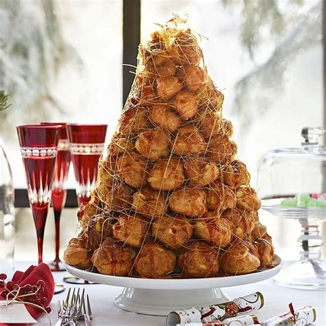 Croquembouche Recipe And Instructions French Cream Puff Tower Held