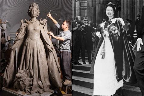 Queen Elizabeth S Bond With Corgis Immortalized In New Statue Photos