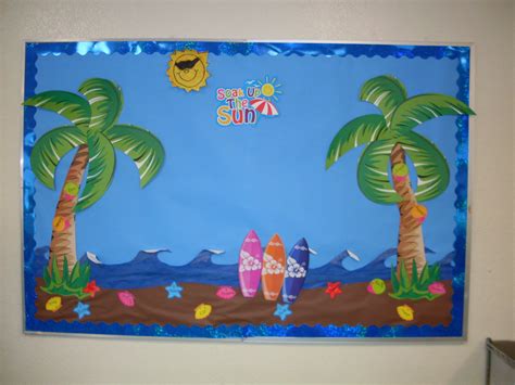 Summer Fun Bulletin Board School Board Decoration Summer Bulletin