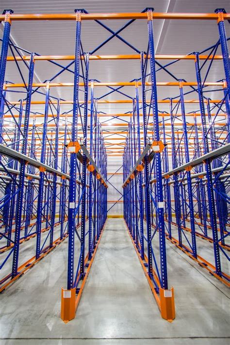 Huge Areas For Storage Of Goods Storage Rack Stock Photo Image Of