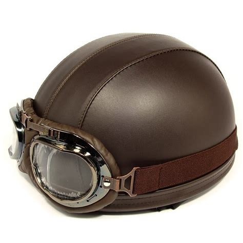 vintage style motorcycle helmet