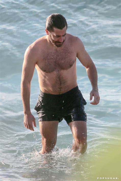 Jake Gyllenhaal Shirtless Pictures In St Barts January 2017 POPSUGAR
