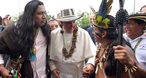 Papa Se Puso El Sombrero Vueltiao En Villavicencio Visita Papa Francisco