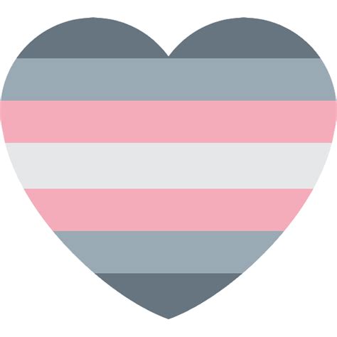 Demigirl Pride Heart Discord Emoji