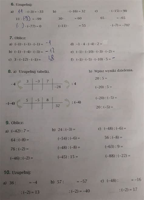 Zad 6 Str 10 Matematyka Klasa 6 - zadanie w złączniku matematyka z plusem 5 zad 6,7,8,9,10 str.86