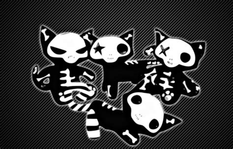Download Xray Emo Cats Wallpaper