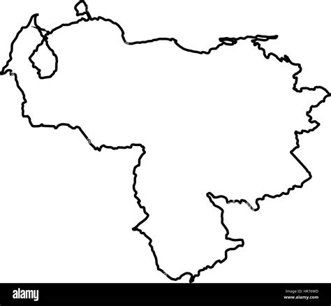 Venezuela Map Imágenes De Stock En Blanco Y Negro Alamy