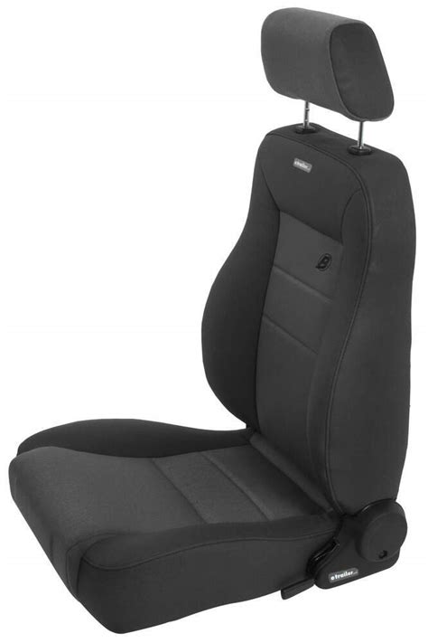 Bestop Trailmax Ii Pro Fabric Front Driver Seat Black Denim Bestop