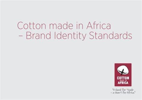 Cotton Made In Africa Brand Identity Standards