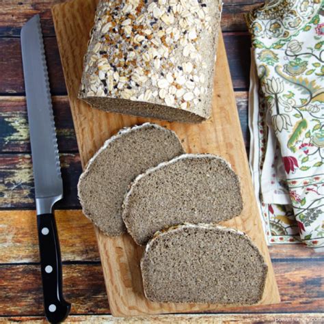 Gluten Free Buckwheat Sandwich Bread Vegan No Yeast Powerhungry®