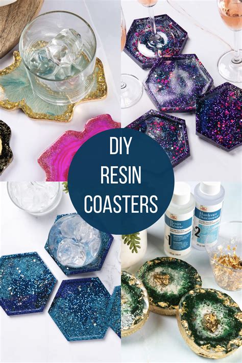 Diy Resin Coasters For Home Or Ts Mod Podge Rocks