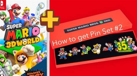 How To Obtain Super Mario 35th Anniversary Pin Set 2 Youtube