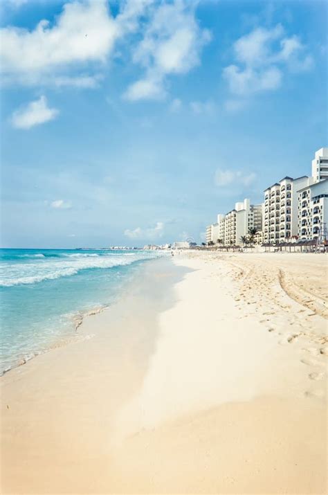 Idyllic Caribbean Beach Cancun Mexico Stock Photo Image Of Tropic
