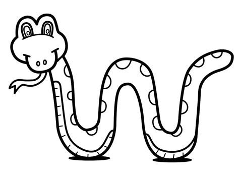 Cute Snake Free Printable Coloring Page Download Print Or Color