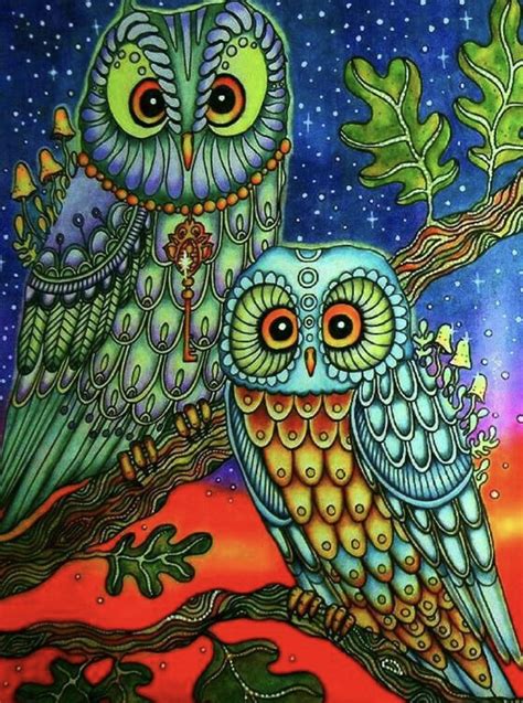 Whimsical Owls By Hanna Karlzon Whimsical Owl Owl Drawings