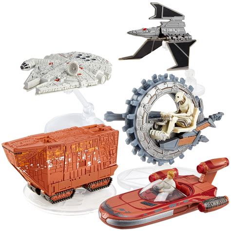 Hot Wheels Select Star Wars Starships Millennium Falcon HTF Workxon Com