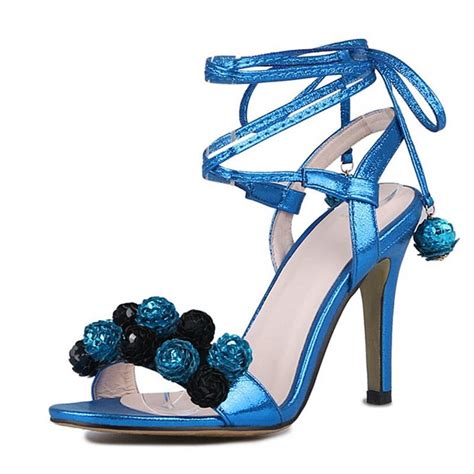 sexy women thin high heels sandals cross tied lace up summer pumps shoes for woman fashion