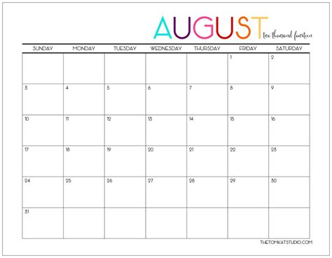 15 Month Calendar Printable Free Calendar Template 2016