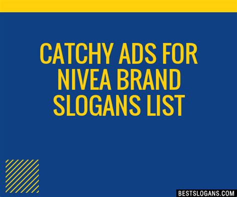 100 Catchy Ads For Nivea Brand Slogans 2024 Generator Phrases
