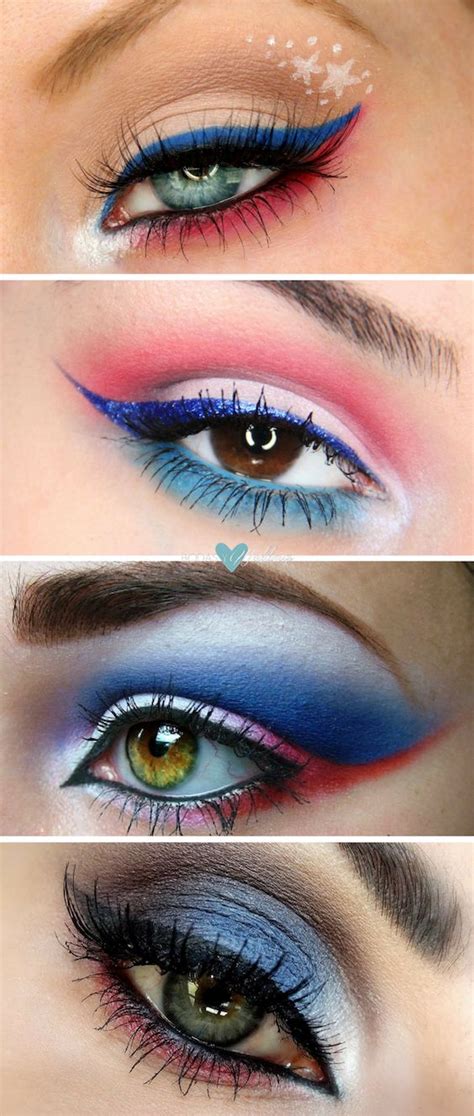 Simple & easy fourth of july glitter eye makeup tutorial 2018! 4th of July Makeup Ideas and Tutorials: Absolutely Simple & Fabulous!