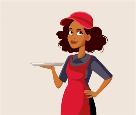 Restaurant Waitress Clipart Images