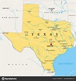 Texas, United States, political map Stock Vector Image by ©Furian ...
