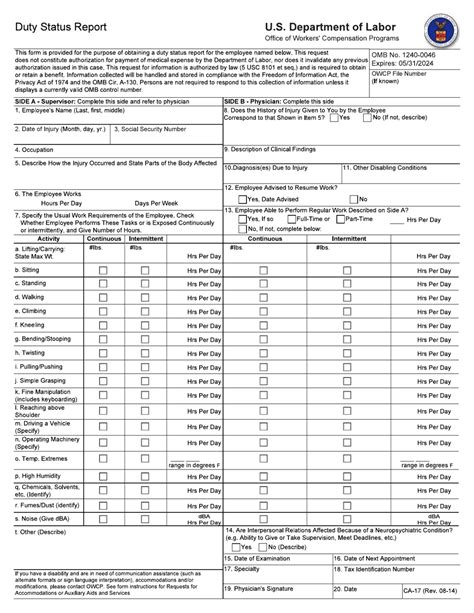 Form Ca 17 Fill Out Sign Online And Download Fillable Pdf