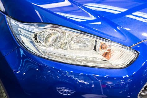 Car Headlight Closeup Stock Photo Image Of Shiny Speed 48803836