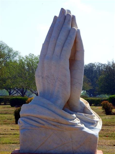 Garden Marble Praying Hands Statue Hot Sale Aongking Sculpture
