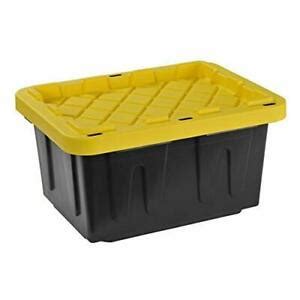 Over 37,500 products in stock. 20 Gallon Brute Storage Container Bin Tote Heavy Duty Organizer Snap Lid Plastic | eBay
