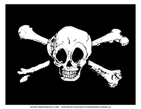 In the sea he will enter into confrontation with other pirates, and mythical creatures such as giant octopus, the kraken. Jolly Roger Pirate Flag Printable for a Pirate Birthday Party!