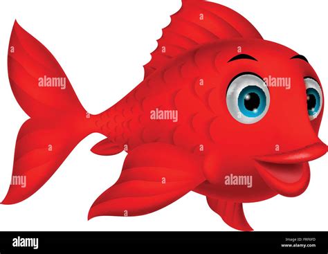 Cute Fish Cartoon Stock Vector Image And Art Alamy