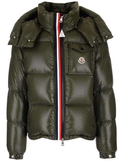 Moncler Goose Montbeliard Padded Puffer Jacket In Military Green Green