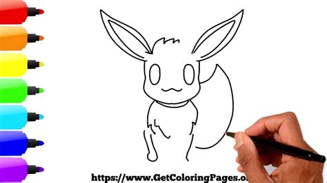 How To Draw Eevee Pokemon How To Draw Eevee Tutorial Drawing Step By