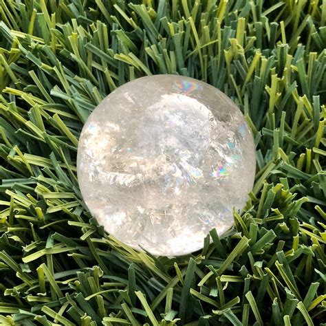 Clear Quartz Sphere Natural Stone Polished Quartz Sphere Quartz Crystal Ball