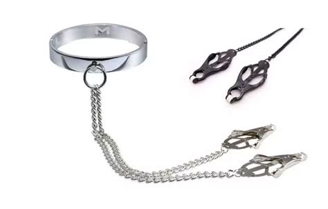 steel collar with clover clamps tuppys