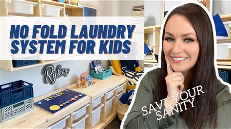 How To Set Up Our Viral No Fold System No More Folding Kids Clothes