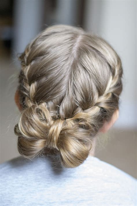flower girl hair styles simple and pretty french braid into a bow hair styles flower girl
