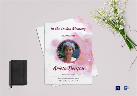 Funeral Flyer Template