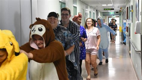 Katherine Hospital Staff Launch Program Ending Pj Paralysis Photos