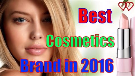 Top10 Best Cosmetics Brands In 2016 Youtube