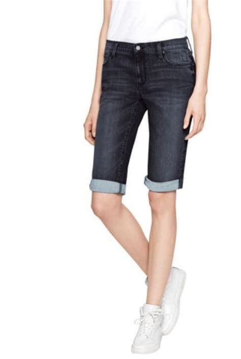 Dkny Jeans Womens Mid Rise Stretch Bermuda Short Ebay