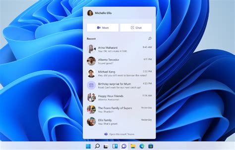 Windows 11 Ships With New Chat App Powered By Microsoft Teams Gambaran