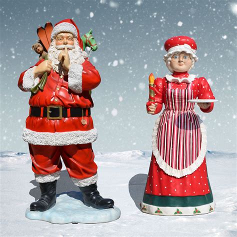 6 Ft Outdoor Mr And Mrs Claus Christmas Night Inc