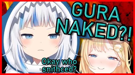 Gura Was Supposedly Naked Before Her Debut Stream 【gawr Gura