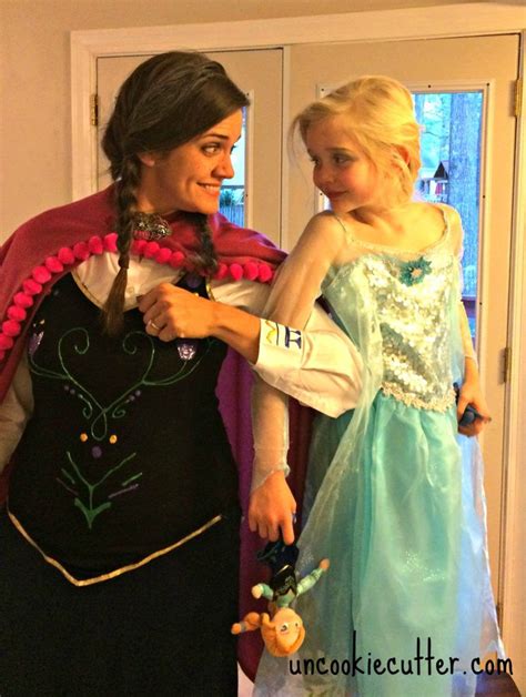 No Sew Adult Anna Frozen Costume For Cheap Frozen Halloween Costumes