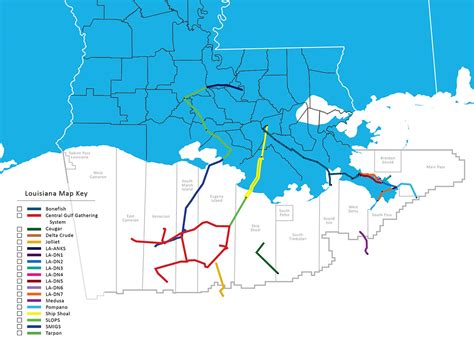 Louisiana Gas Pipeline Map