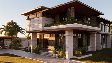 Modern Filipino House Solihiya Inspired Modern Tropical House